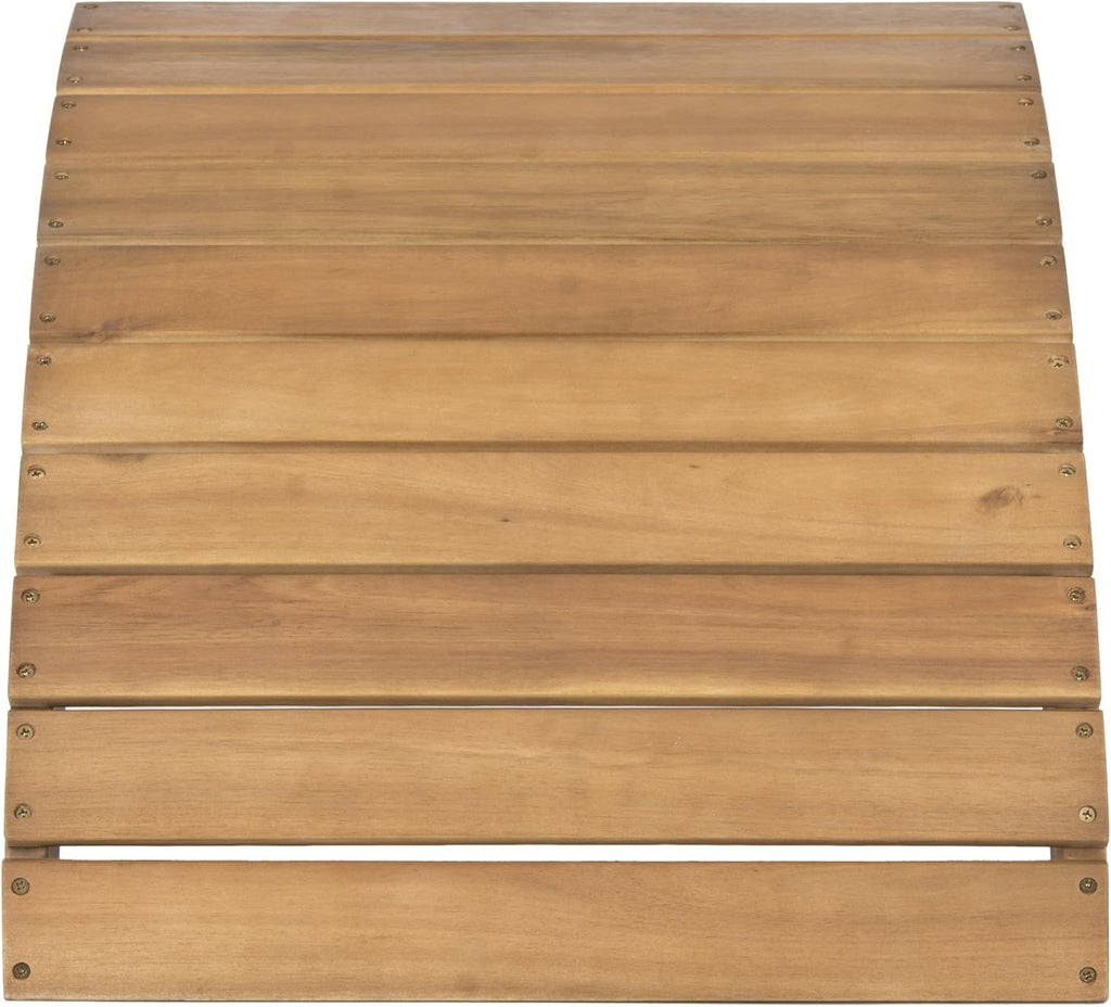 Patio Collection Hampton Adirondack Acacia Wood Ottoman