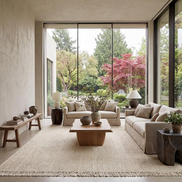 Daniela Farmhouse Chunky Jute Area Rug, 9x12, Off-white