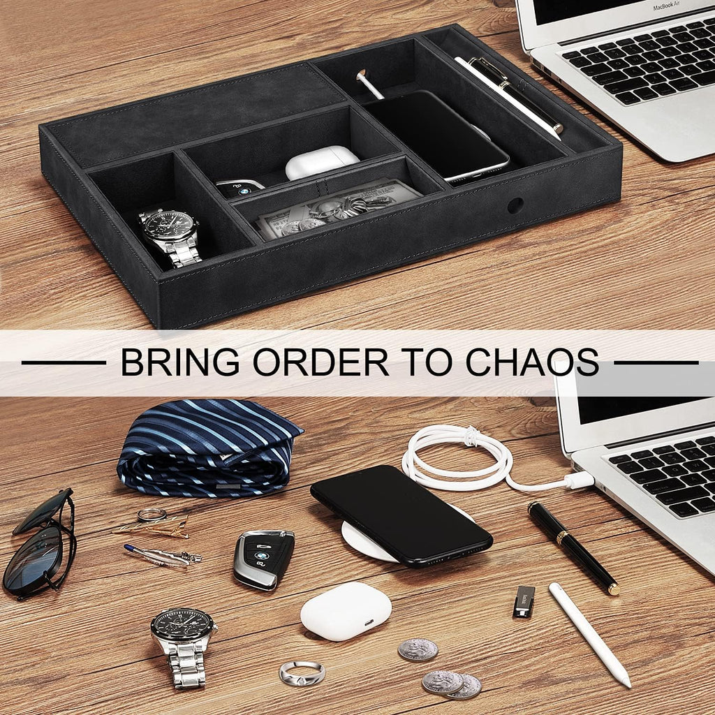 Valet Tray Desktop Organizer Catchall EDC Tray