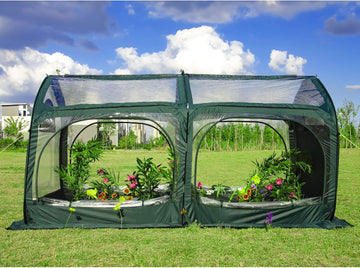 Pop Up Greenhouse Cover Flower House Mini Gardening Plant Flower Sunshine Room,Backyard PVC Cover for Cold Frost