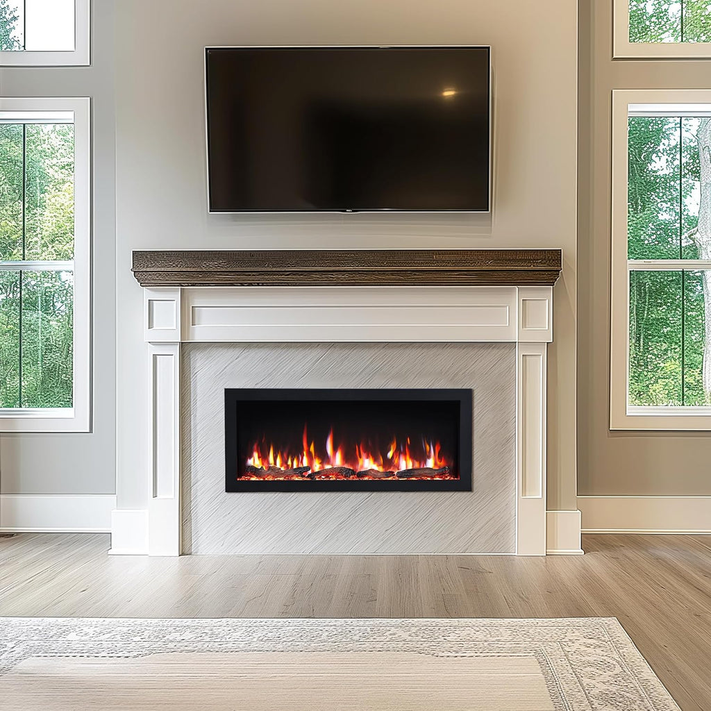 42 Inch Smart Linear Electric Fireplace