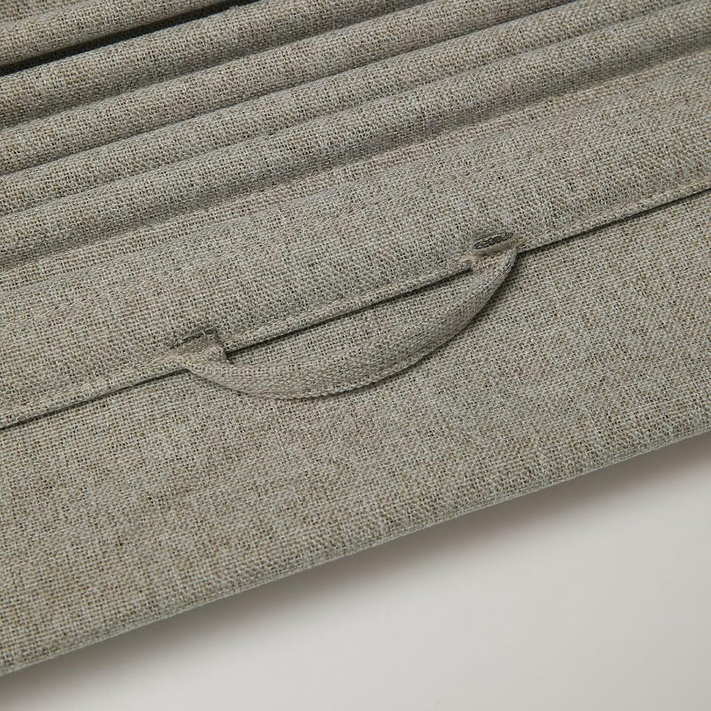 No Drill Roman Shades Cordless Blinds Blackout for Indoor Windows, Room Darkening Black Out Tension Rod No Hardware
