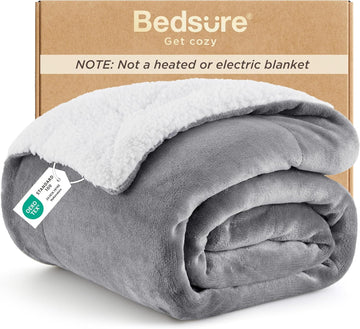 GentleSoft Fleece Throw Blanket, Non-Heated, Thick & Warm Cozy Blanket for Winter, Soft Fuzzy Plush Throw Gifts for