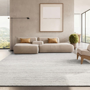 Adirondack Area Rug 12x15, X-Large Ivory & Silver ADR113B