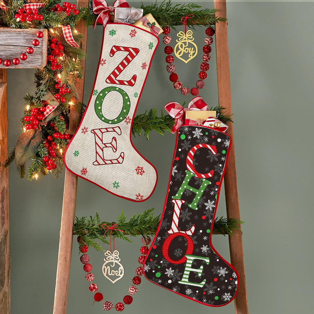 Personalized - Festive Name - for Family - Light Design