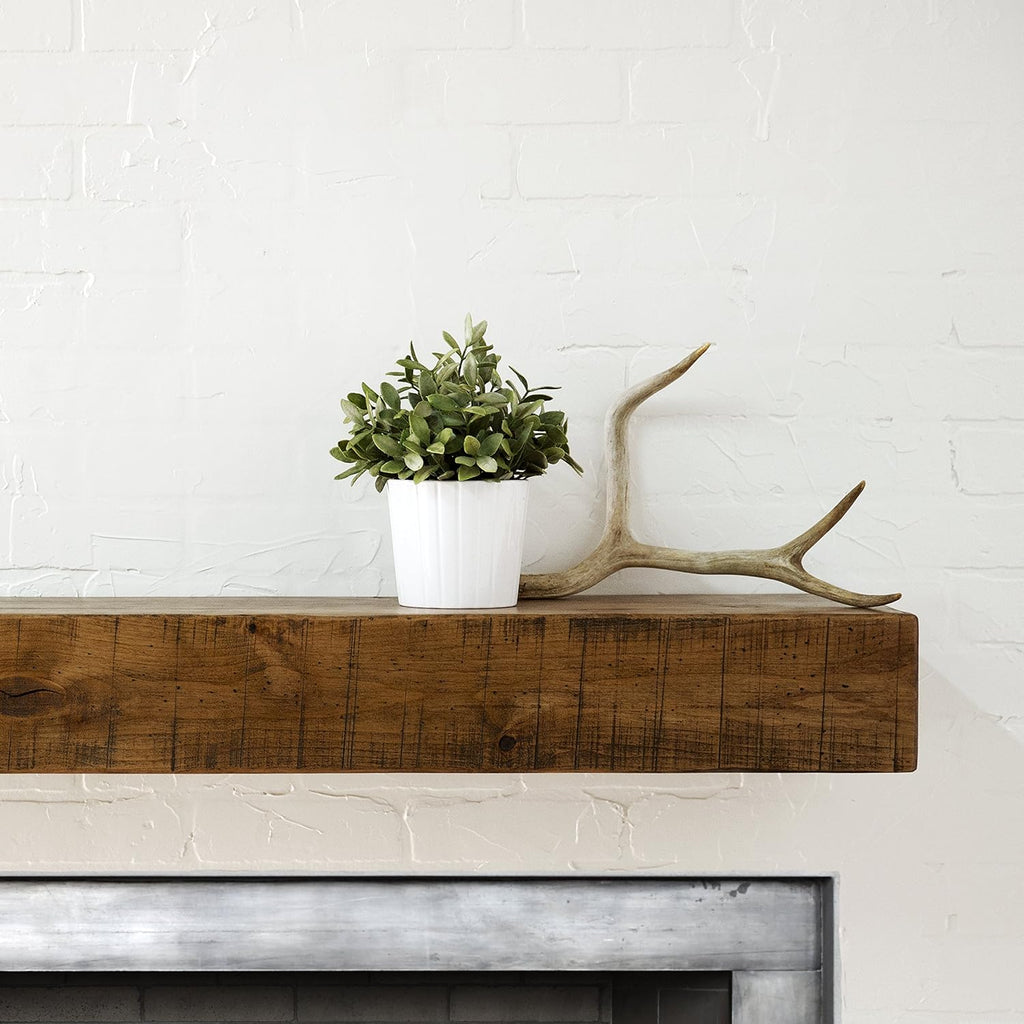 Shelf Rustic Mantel, Aged Oak, 72 (mfarm7205agok)