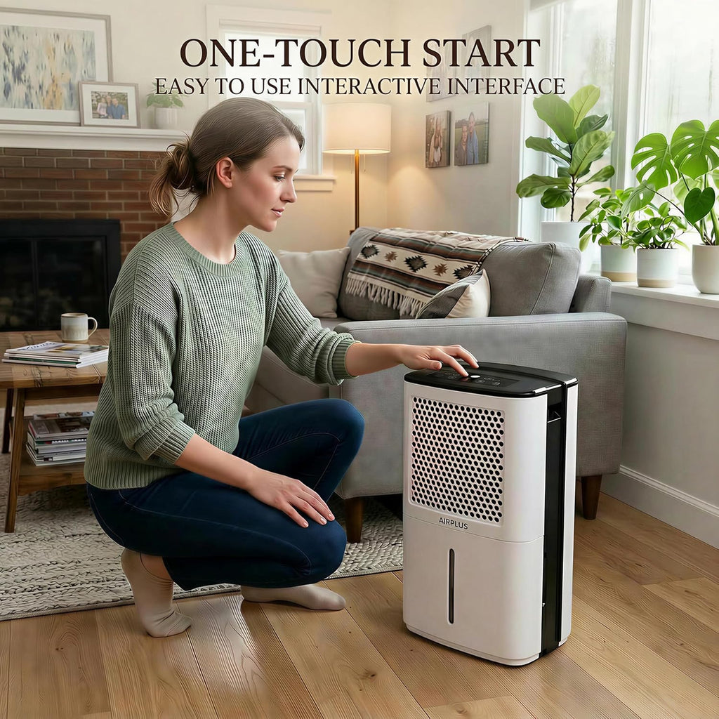 4500 Sq. Ft Dehumidifiers for Home, 70 Pints Dehumidifier for Basement with Drain Hose, Continuous Drainage