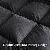 Goose Feather Down Comforter Full, All Season Luxury Hotel Fluffy Duvet Insert
