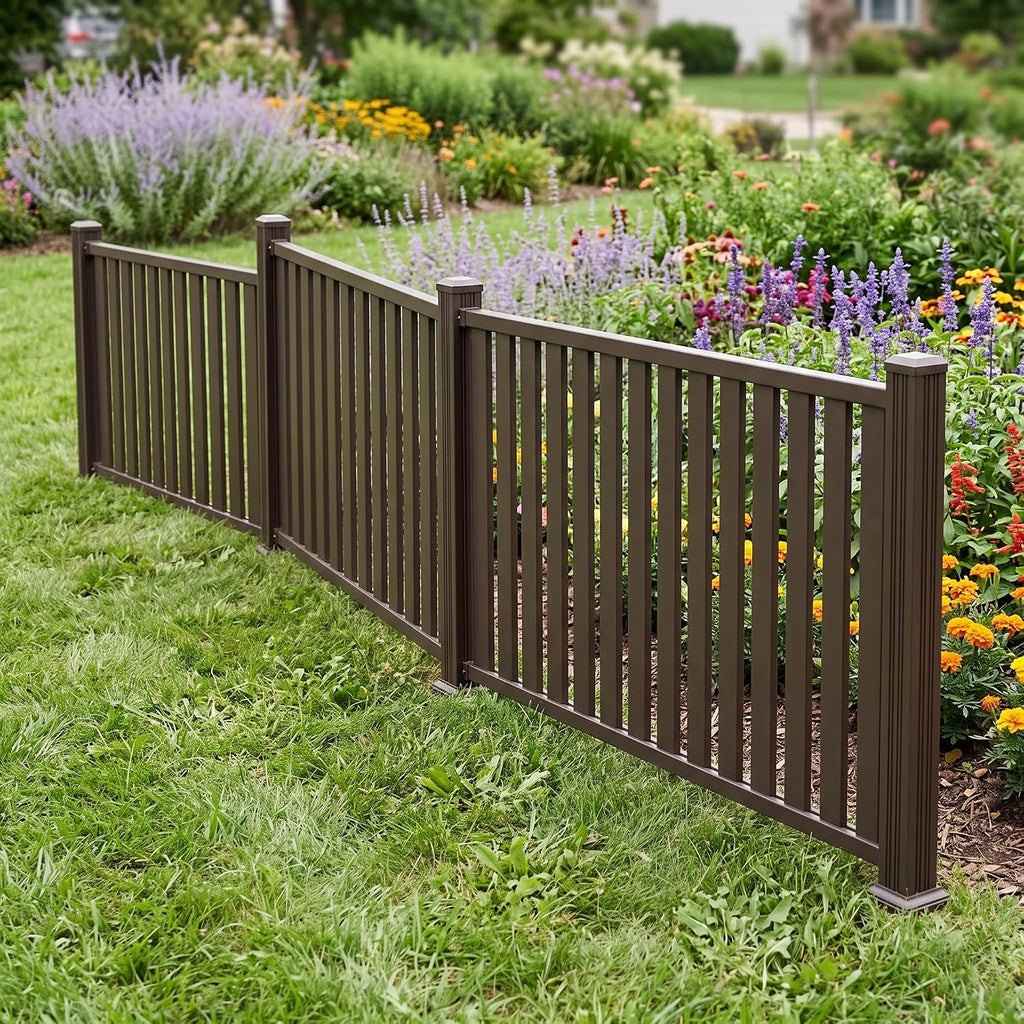 Metal Fence Panels, Aluminum Alloy Customizable Fence Panels for Courtyard Boundaries, 20 * 80