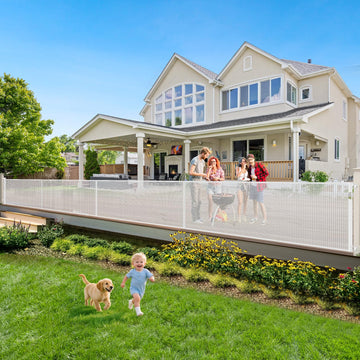 Reinforced 200 Inch Retractable Baby Gates Extra Wide Baby Gate for Large Openings, XL No Sag and Wrinkle Mesh Pet