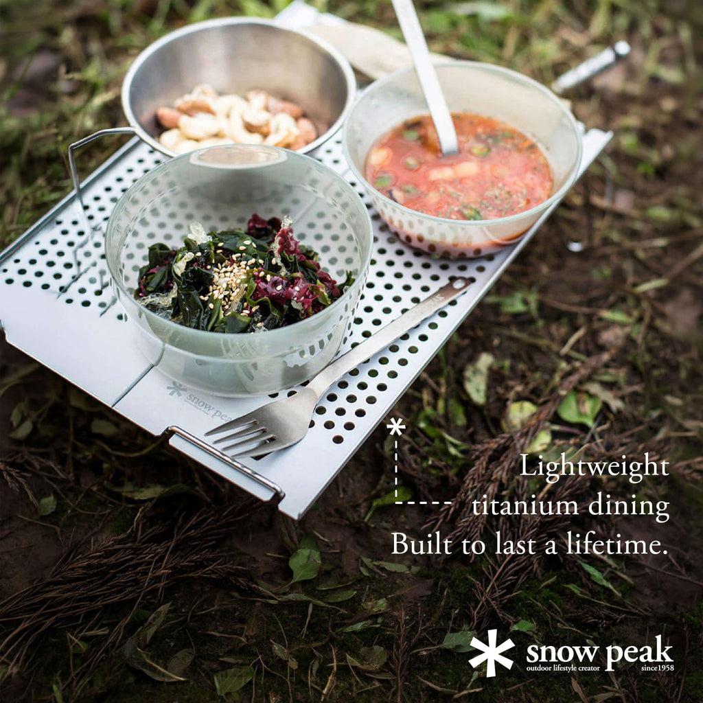 Peak Titanium Fork & Spoon Set, Durable Utensils, Compact & Ultralight