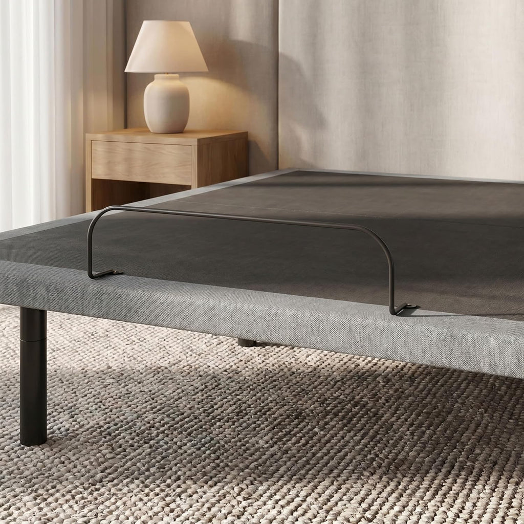 Bed OS4 and Grey King Adjustable Base with Head and Foot Position Adjustments