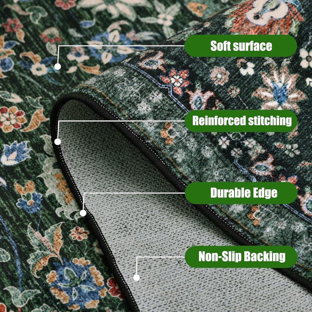 Runner Rugs 2x10 Boho Small Washable Area Rugs