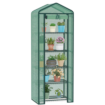 5-Tier Mini Greenhouse for Indoor Outdoor