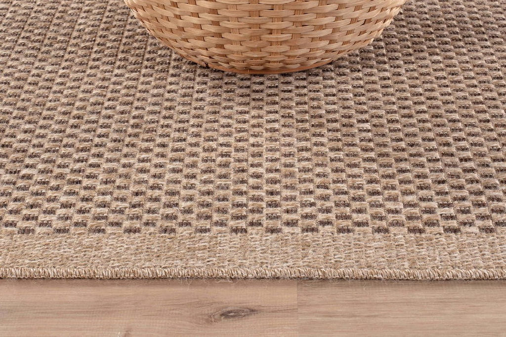 Easy Jute Rug 2x3, Indoor Outdoor Natural Color Fiber Area Rugs