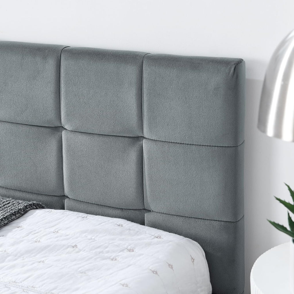 Queen daybed, Queen Corner Bed, Upholstered Sofa Bed Frame with Comfortable Backrest and Armrests for Kids,Adults