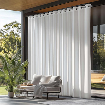 Waterproof Outdoor Curtains, 54"W x 100"L, 1 Panel