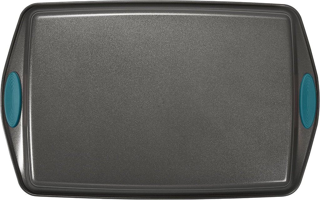 Yum-o! Nonstick Bakeware Oven Lovin' Pans Set, 10-Piece, Gray and Marine Blue