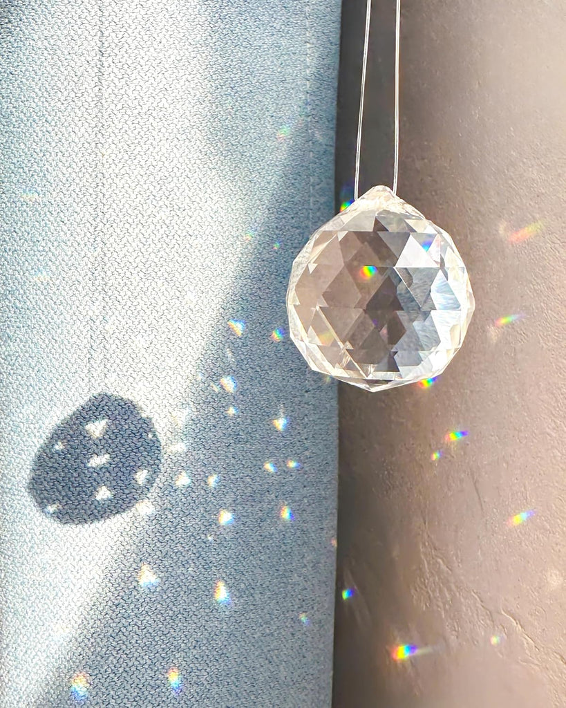 20 Pack Rainbow Prism Suncatcher, Crystal Ball Rainbow Maker Pendant