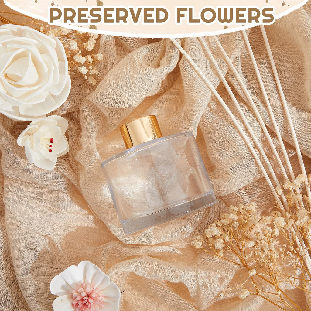 11 Pcs Flower Reed Diffuser Set, Elegant