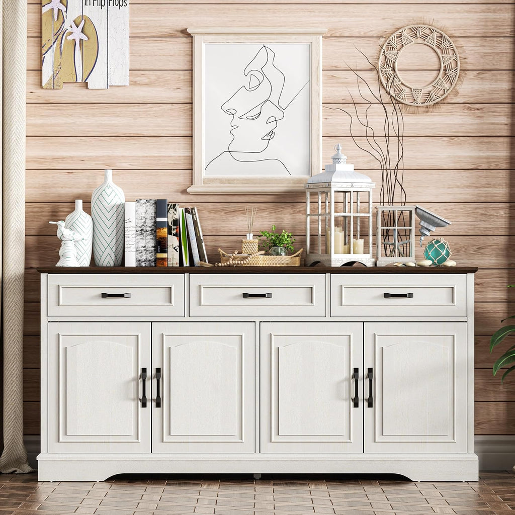 66" Large Sideboard Buffet Cabinet with Storage