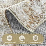 5x7 Rug for Living Room : Soft Abstract Washable Non-Slip Durable Rugs