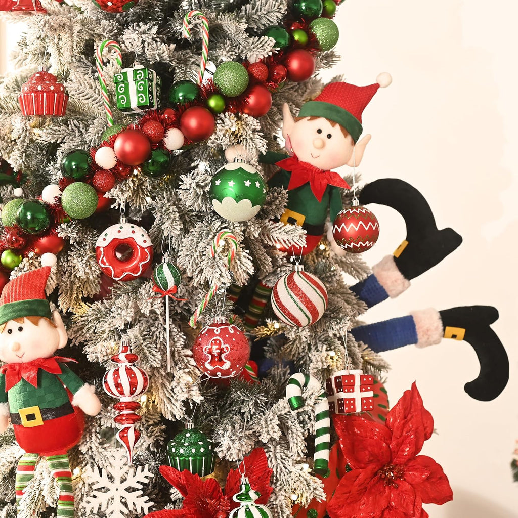 Christmas Ball Ornaments Tree Decorations Set - Set of 80