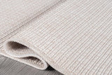 Easy Jute Off White Rug 5x7 Solid Washable Durable Outdoor Indoor Area Rugs for Living Dining Room P