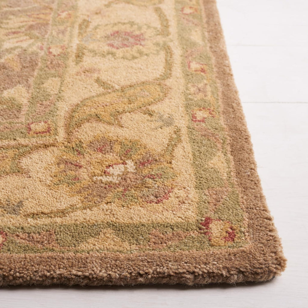 Antiquity 12' x 15' Brown / Gold Handmade Traditional Oriental Premium Wool Area Rug