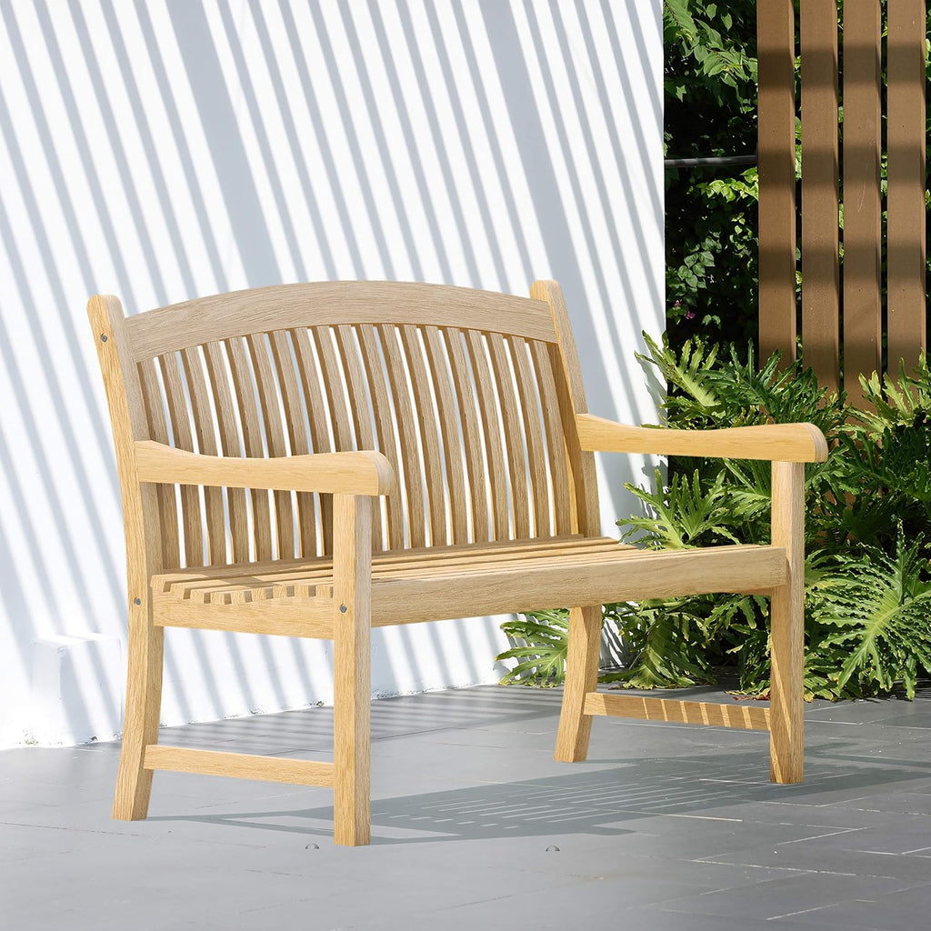 Geneve 5-Piece Patio Rectangular Dining Table Set | Certified Teak | Ideal for Outdoors and Indoors