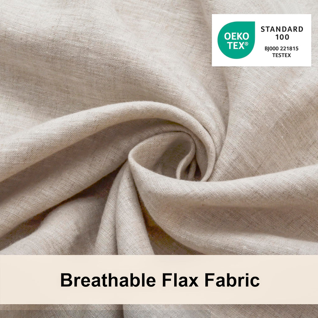 100% Pure Linen Tablecloths 60x144 Inches- Machine Washable Rectangular Tablecloth for Dining, Parties, Picnic