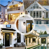 Outdoor Wall Lantern, Exterior Waterproof Wall Sconce Light Fixture