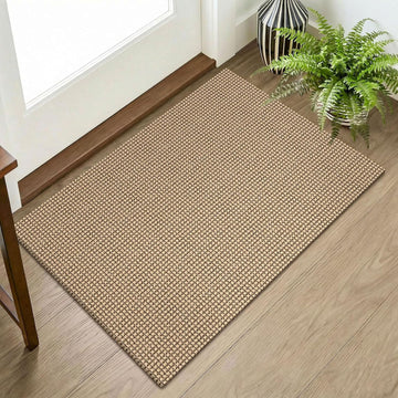 Indoor Door Mat 2x3 ft Small Area Rugs Washable Front Door Mat Non Slip Rubber Backed Entryway Rug Cotton Entrance