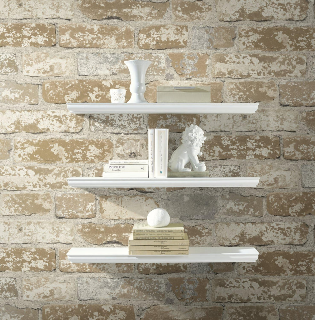 RMK9037WP Light Brown Stuccoed Brick Peel and Stick Wallpaper