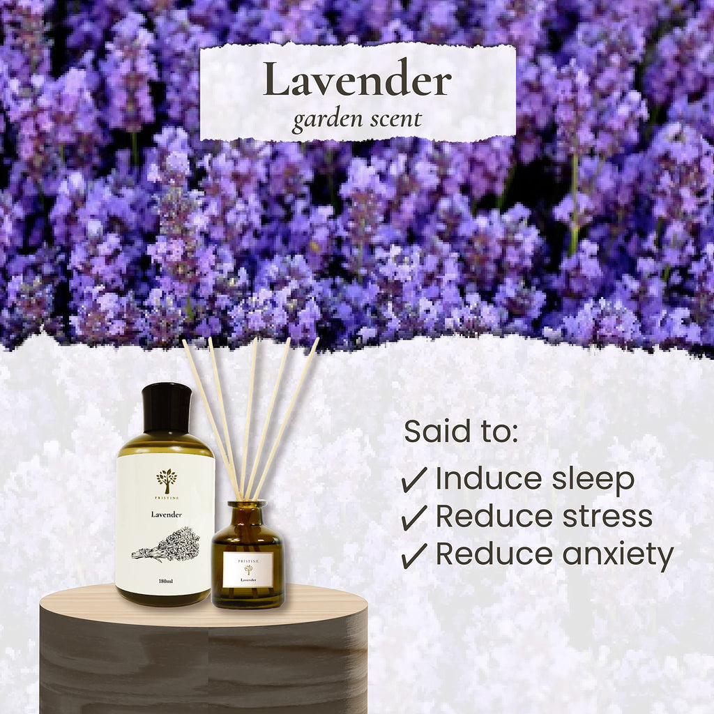Lavender Dream Diffuser Refill with Free Reed Stick | Fresh Lavender Room Fragrance Reed Diffusers, Oil & Room