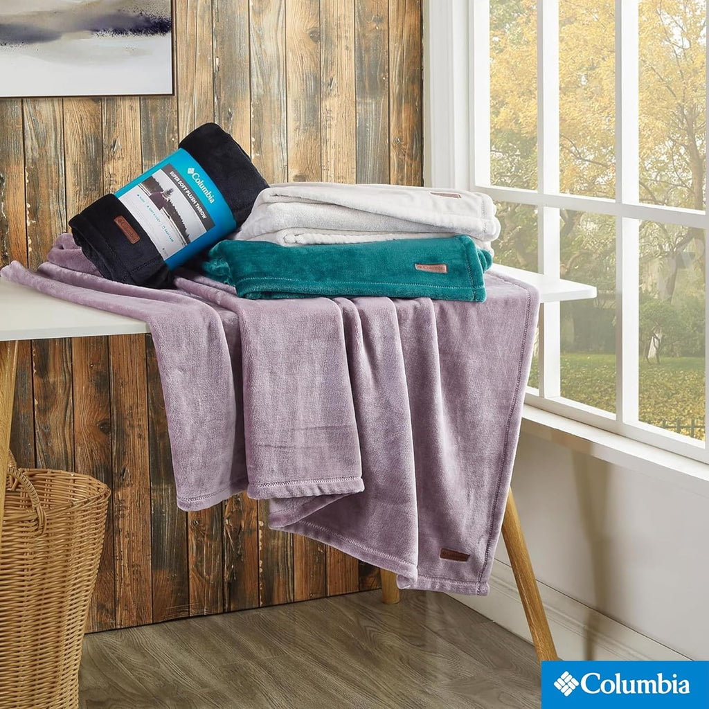 50" x 60" Super Plush Lightweight Throw Blanket - Outdoor Essentials for Camping, Picnics, and Adventures, Soft and Cozy Home Essentials for Bed and Living Room - Sparrow