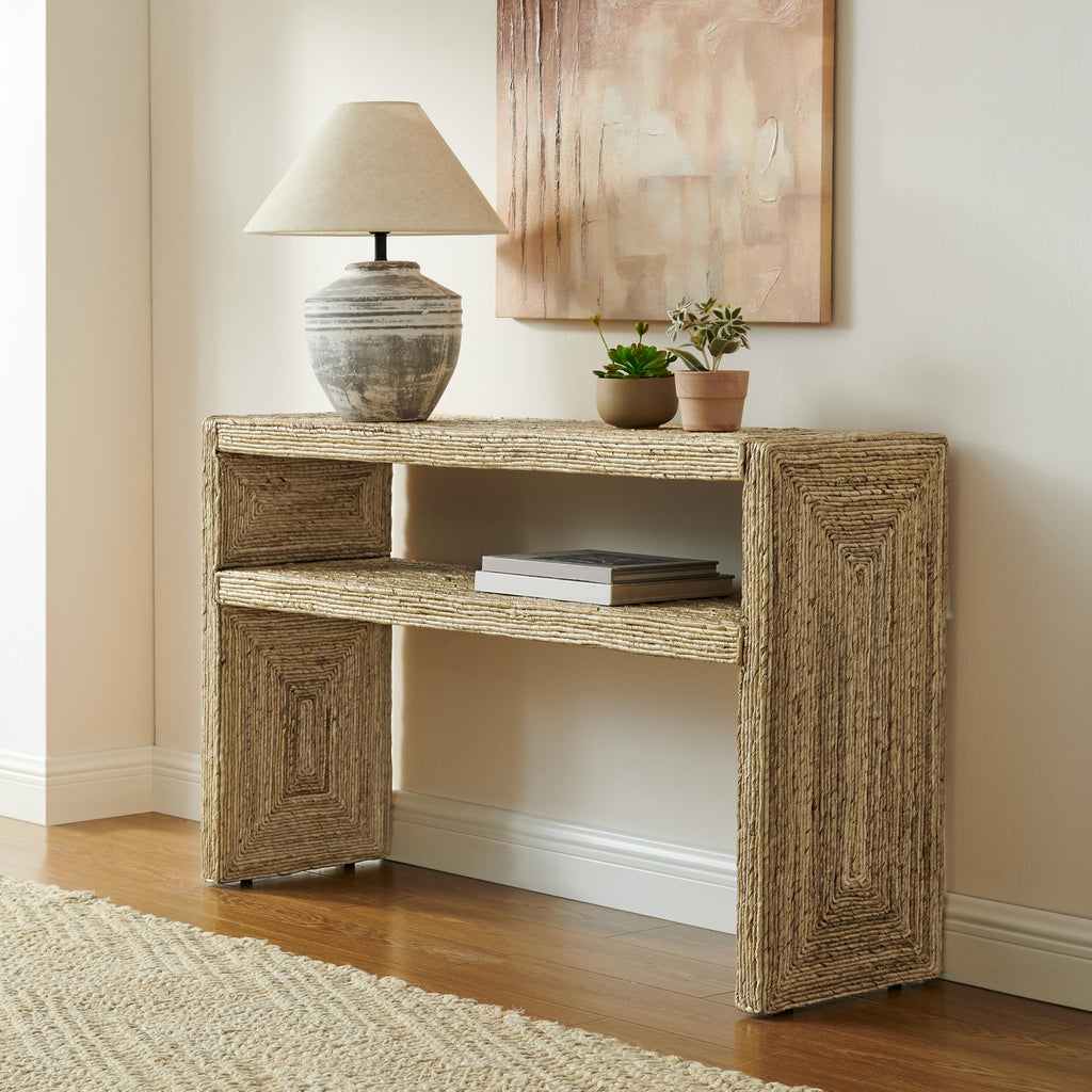Marella Rattan Console Sofa Table