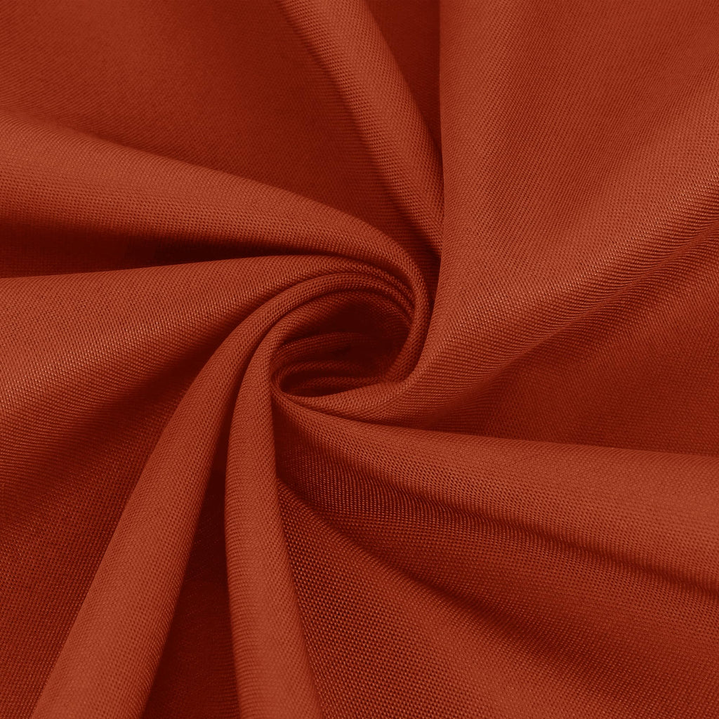 6 Pack Thanksgiving Round Tablecloth 90 Inch Burnt Orange