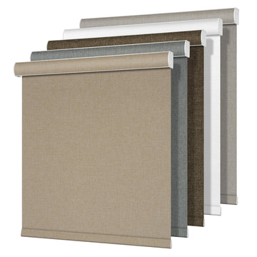 Blackout Roller Shades for Windows, Beige