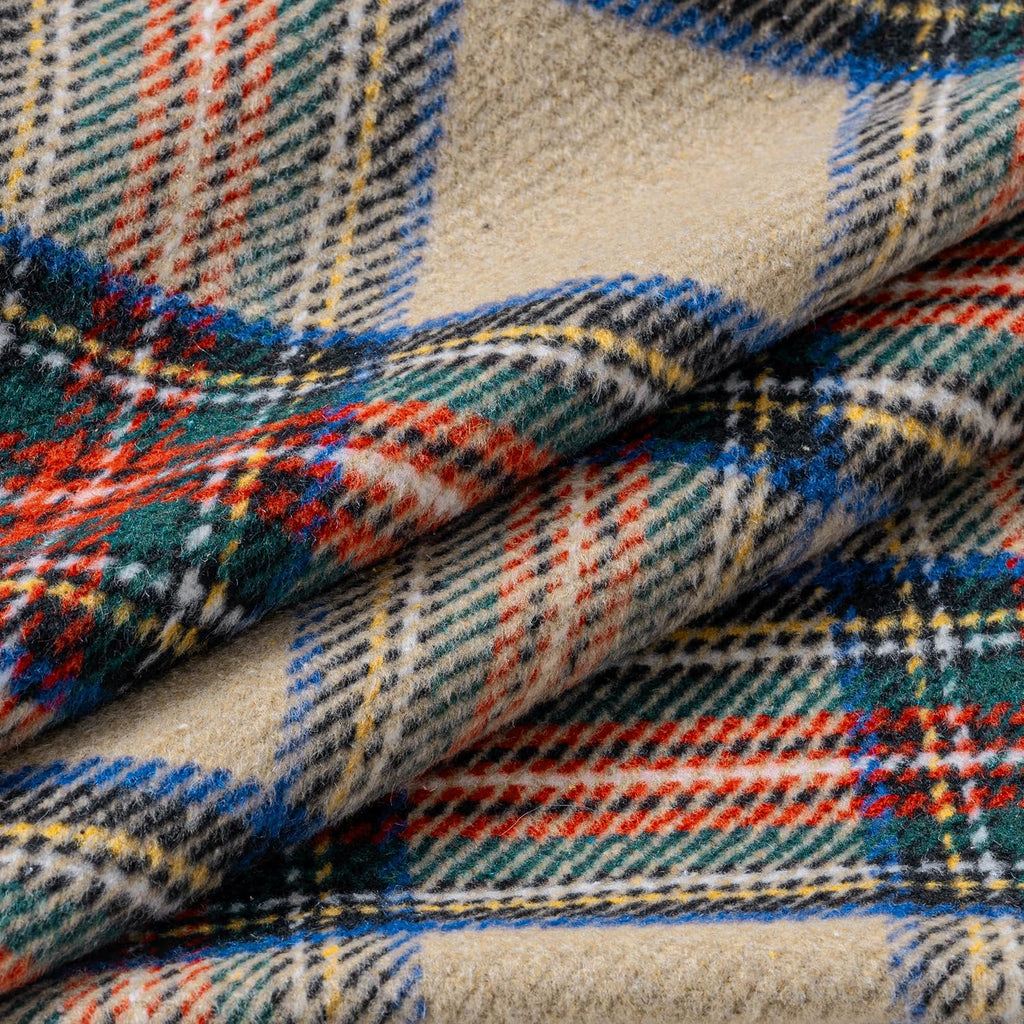 Fall Plaid Decorative Pillow Covers Set of 2 22x22 Khaki