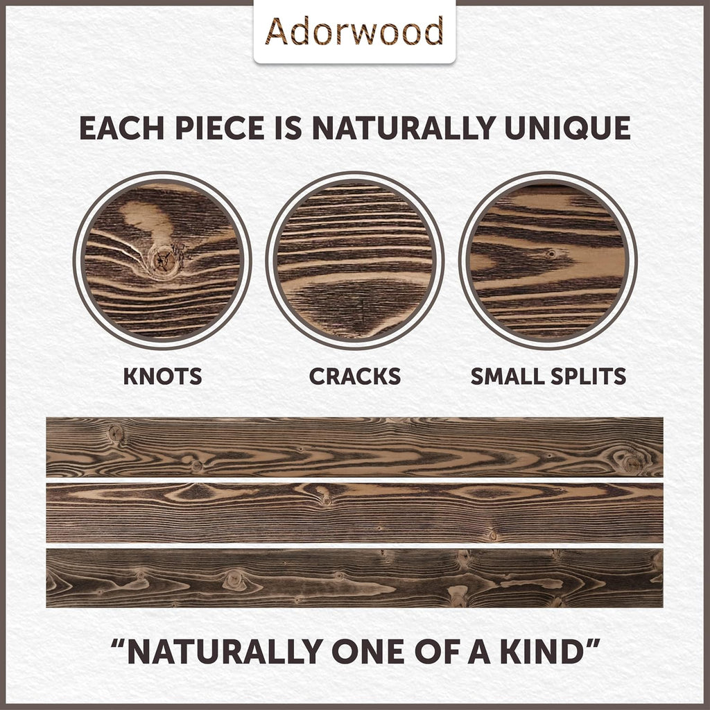Shelf 72", Extra Wide Rustic Wood Mantles for Over Fireplace, Wall Mounted Floating Mantel Shelves for