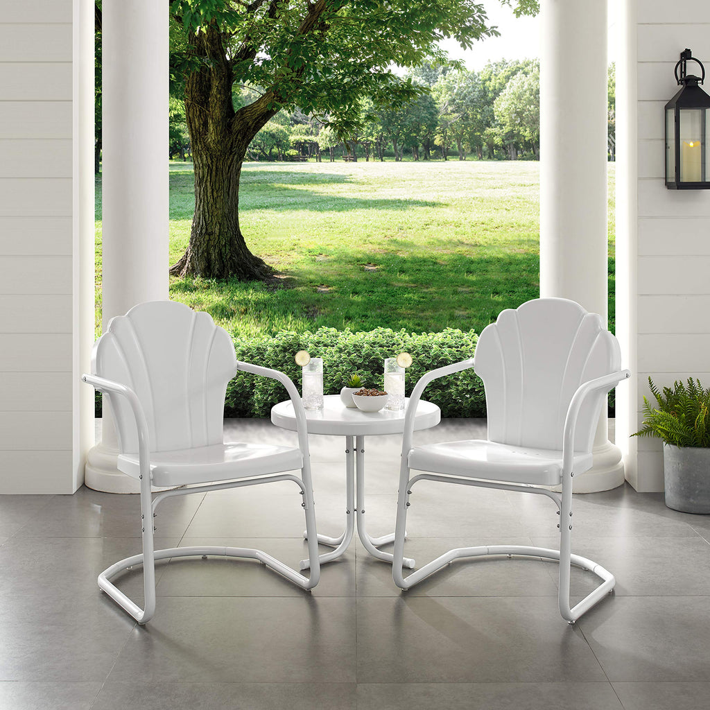 Tulip 3-Piece Chair & Side Table Set