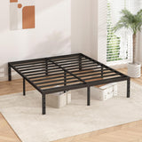 Metal Platform Bed Frame 14 Inch Tall,No Box Spring Needed,Full Bed with Heavy Duty Strong Support Slats,Easy to
