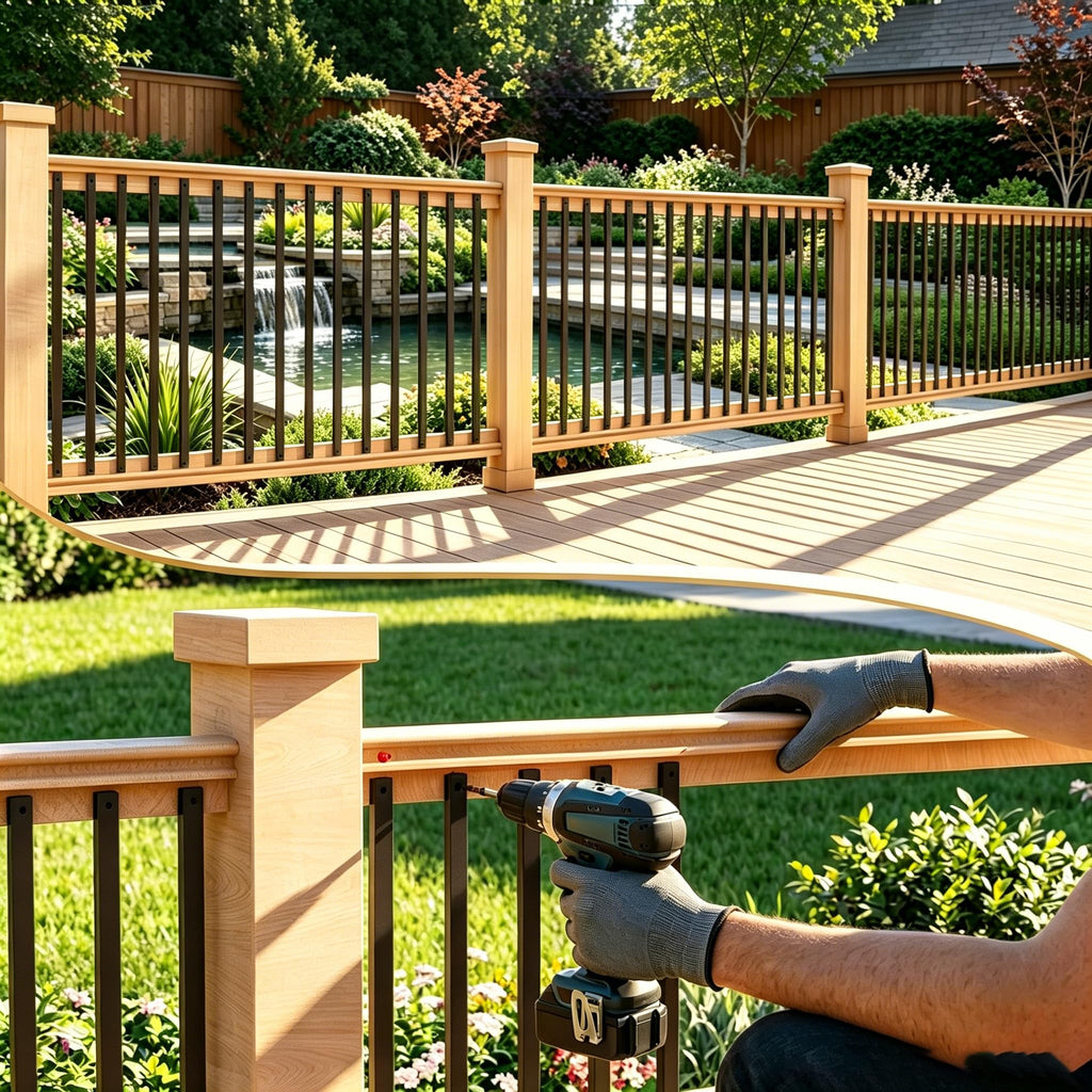 101 Pack 36" Deck Balusters, Stainless Steel Deck Railing Kit