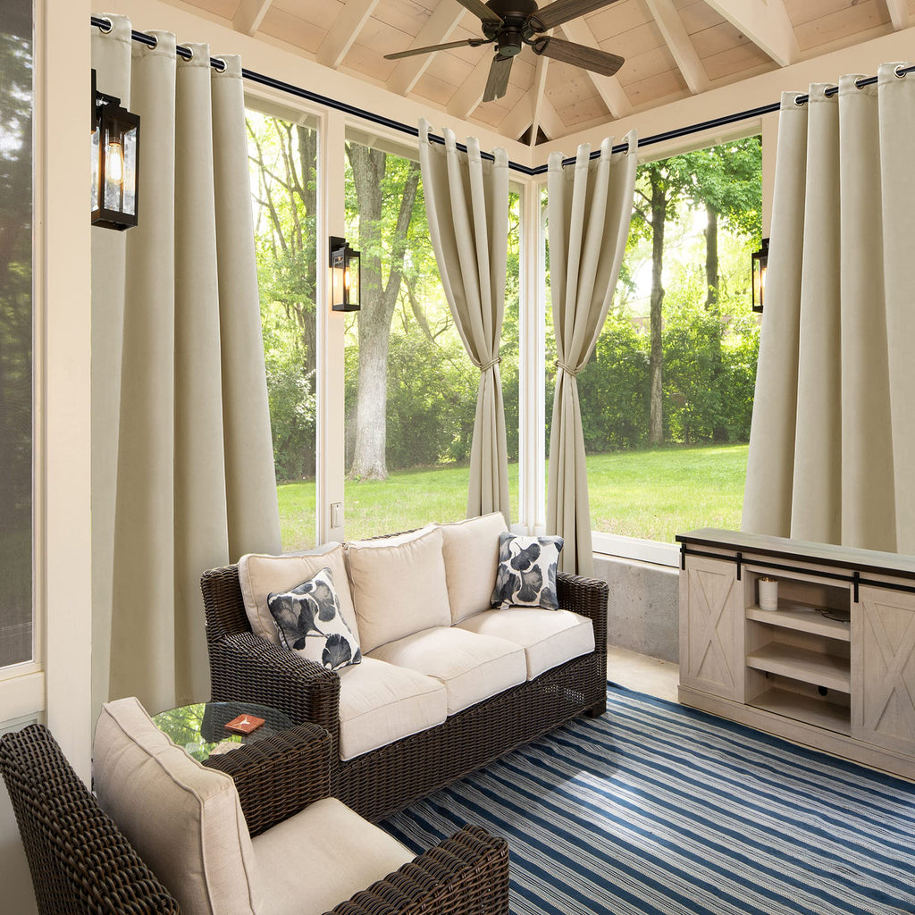 Waterproof Outdoor Curtains Gazebo Pergola Balcony