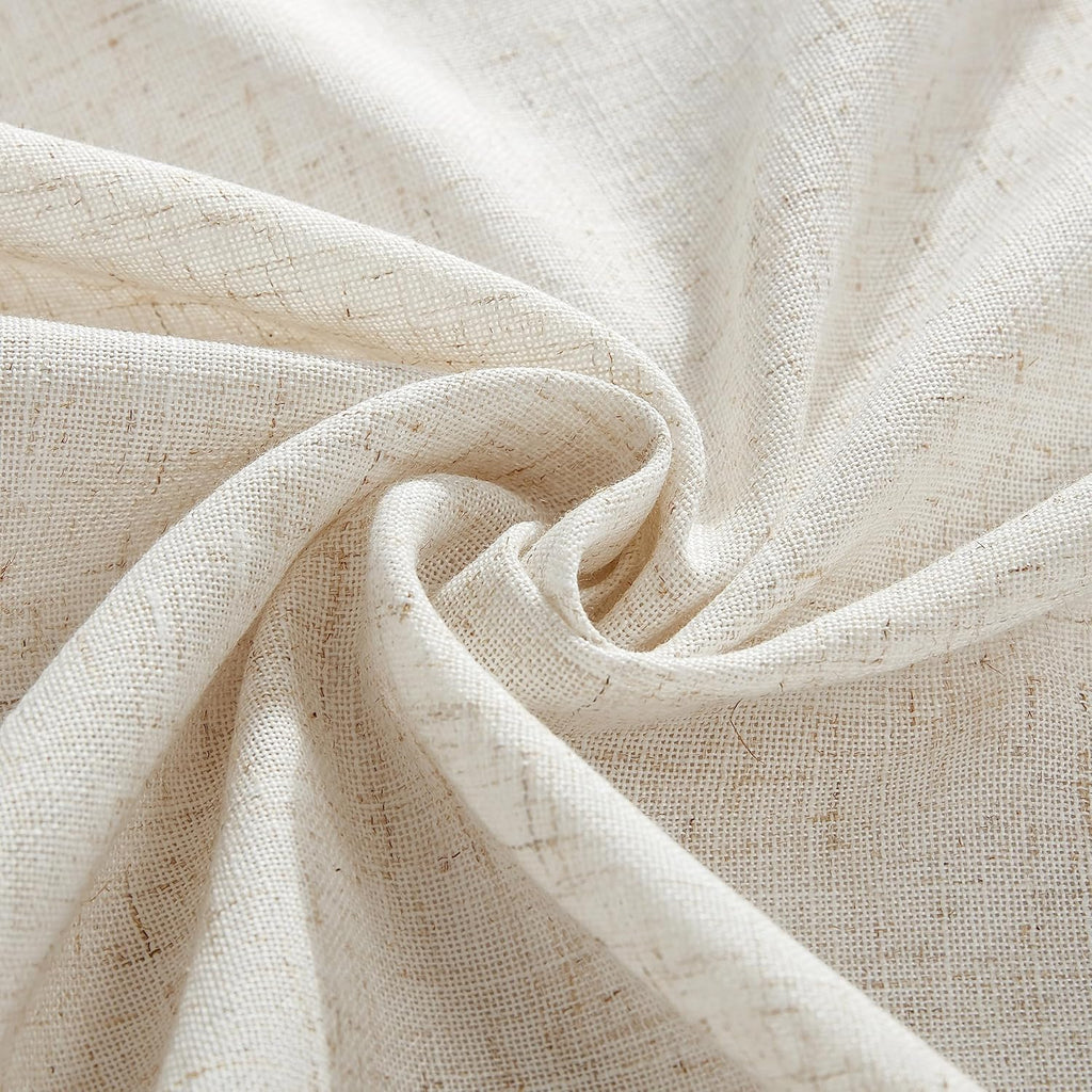 Dothan Luxury Linen Blend Tablecloth or Party, 60" x 120", Taupe