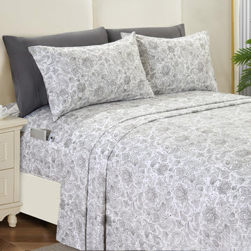 Coziest 6-Piece Sheet Set - 1500 Premium Hotel Quality Microfiber - Deep Pocket, Wrinkle Resistant