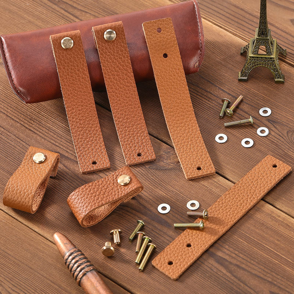 Leather Drawer Pulls, Leather Pulls