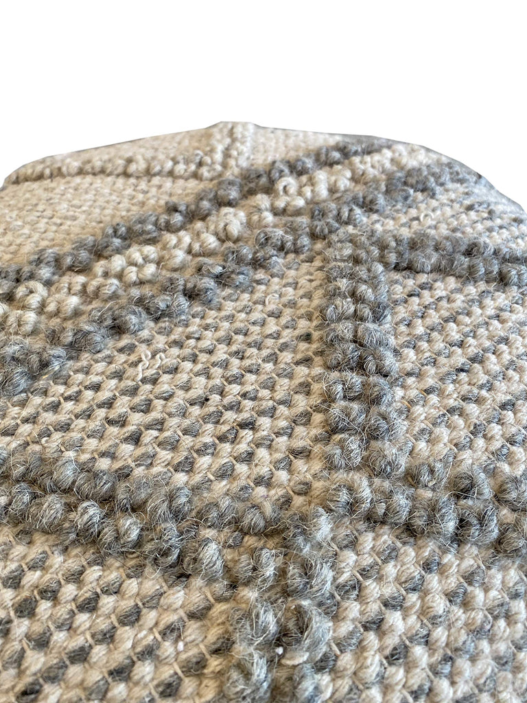 Home - 100% Handmade and Handcrafted Luxury Premium Abstract Wool String Millie - Footstool, Footrest, Pouf, Ottoman