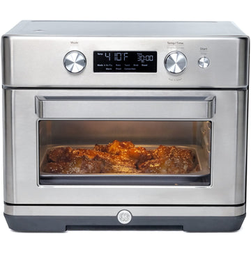 GE Digital Air Fryer Toaster Oven + Accessory Set | Convection Toaster with 8 Cook Modes | Large Capacity Oven - Fits